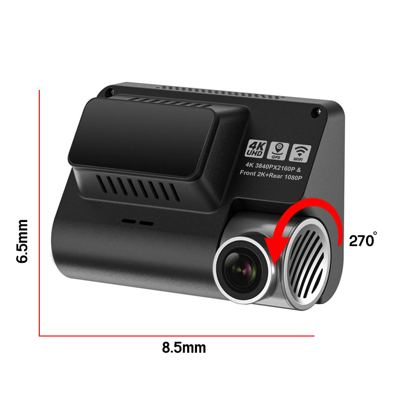 دوربین ثبت وقایع خودرو اتوویژن مدل HIS-4K-WiFi+GPS به همراه دوربین عقب و GPS دوربین ثبت وقایع خودرو اتوویژن مدل HIS-4K-WiFi+GPS به همراه دوربین عقب و GPS