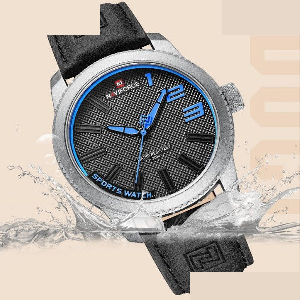 ساعت مچی عقربهای مردانه نیوی فورس مدل 9202BK ساعت مچی عقربهای مردانه نیوی فورس مدل 9202BK