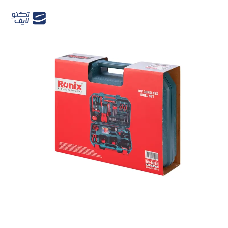 مجموعه 53 عدی دریل شارژی رونیکس مدل 8018