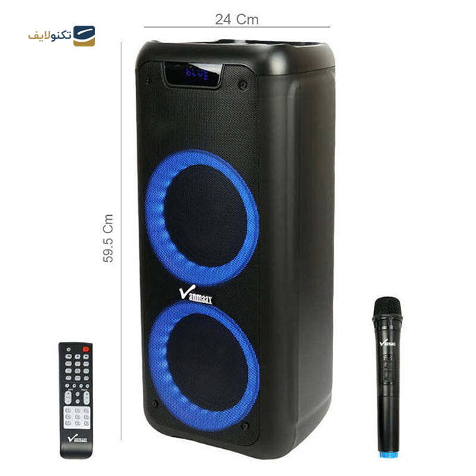 gallery- اسپیکر بلوتوثی خانگی وان مکس مدل MX-350-gallery-1-TLP-5310_188ae550-ff71-4f12-a290-70523ce48865.png