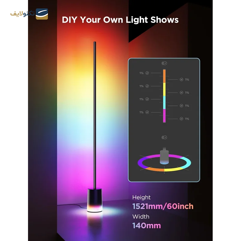 gallery-پنل هوشمند گووی مدل Glide Triangle Light Panels H6067 copy.png