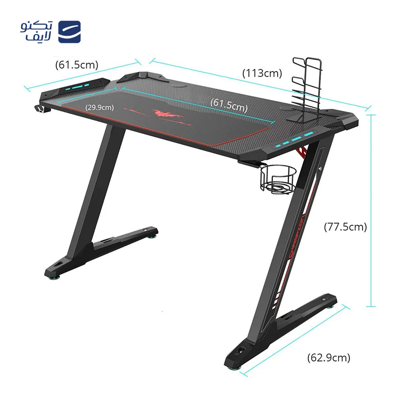 gallery-میز گیمینگ یوریکا مدل GTG-I43 RGB copy.png
