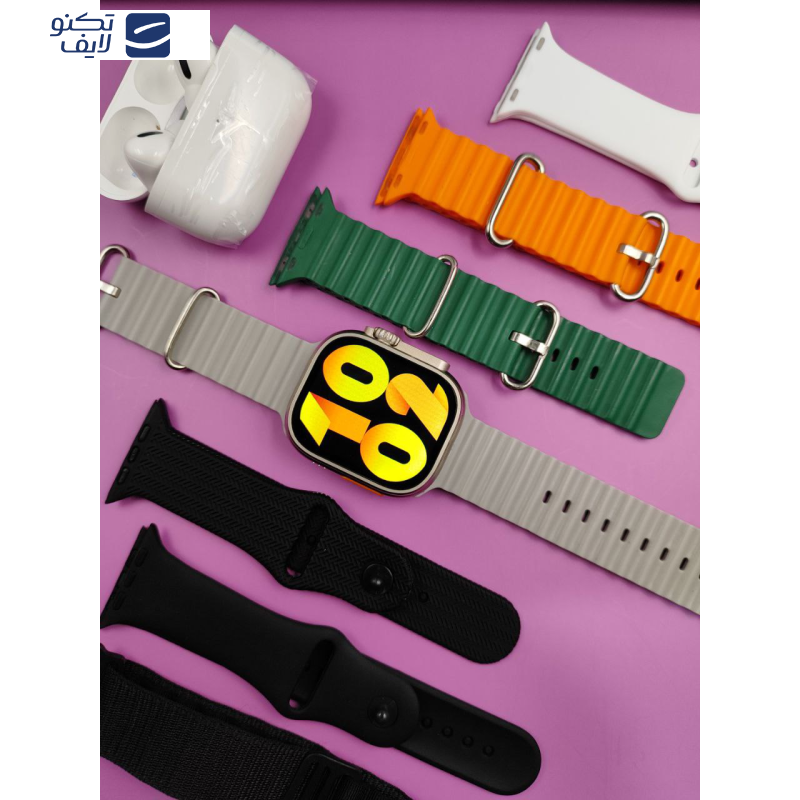 ساعت هوشمند مدل MK32 Ultra به همراه هدفون بلوتوثی