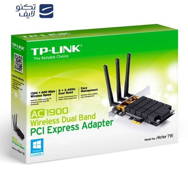 کارت شبکه AC1900 تی پی-لینک مدل Archer T9E کارت شبکه AC1900 تی پی-لینک مدل Archer T9E