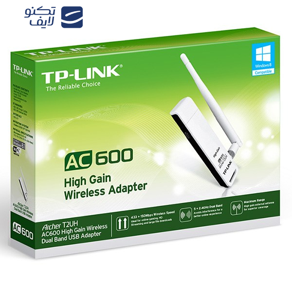 کارت شبکه دوبانده بیسیم تی پی-لینک مدل Archer T2UH کارت شبکه دوبانده بیسیم تی پی-لینک مدل Archer T2UH