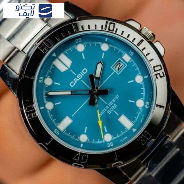 ساعت مچی عقربه‌ای مردانه کوارتز کاسیو مدل MTP-VD01D-3E2VUDF