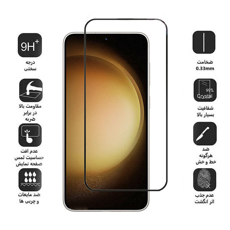 محافظ صفحه نمایش اپیکوی مدل Anti-Static مناسب برای گوشی موبایل سامسونگ Galaxy S23 Plus