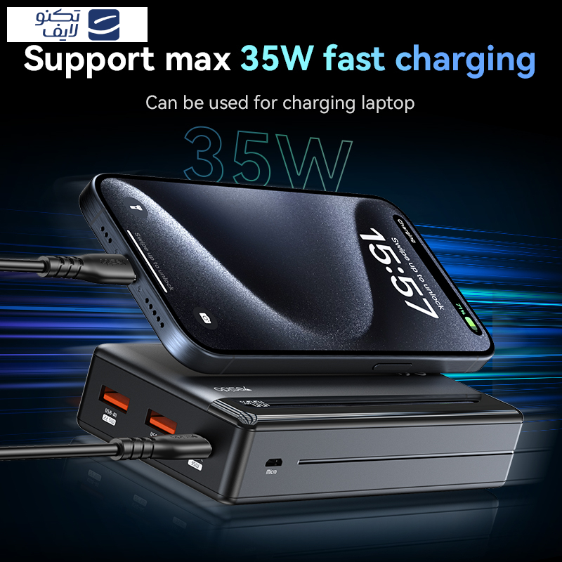 پاوربانک یسیدو مدل YP51 ظرفیت 20000 میلی آمپر ساعت پاوربانک یسیدو مدل YP51 ظرفیت 20000 میلی آمپر ساعت