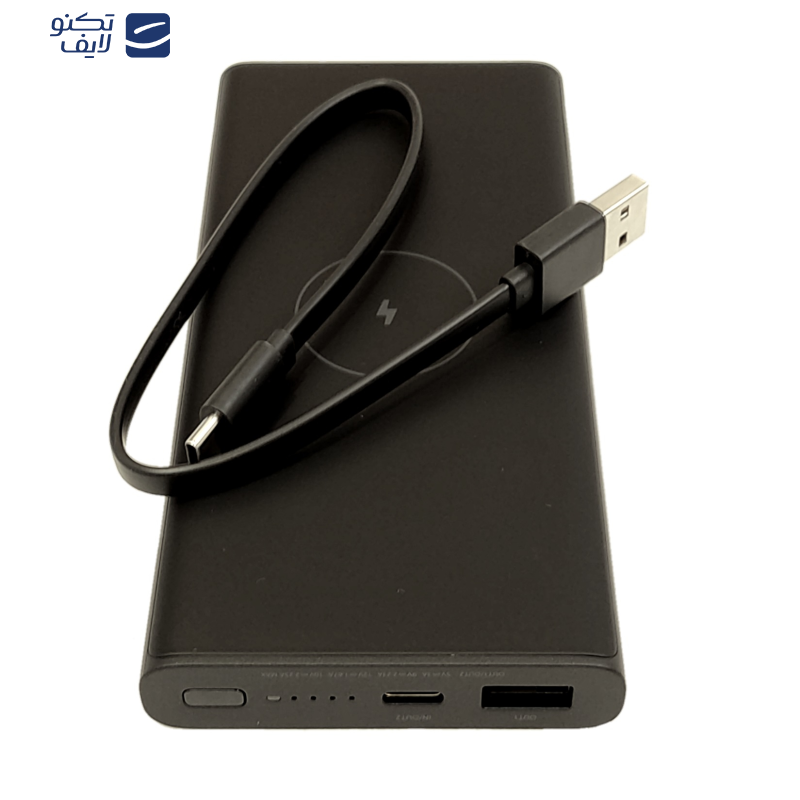 پاوربانک وایرلس شیائومی مدل WPB15PDZM ظرفیت 10000 میلی آمپر ساعت 