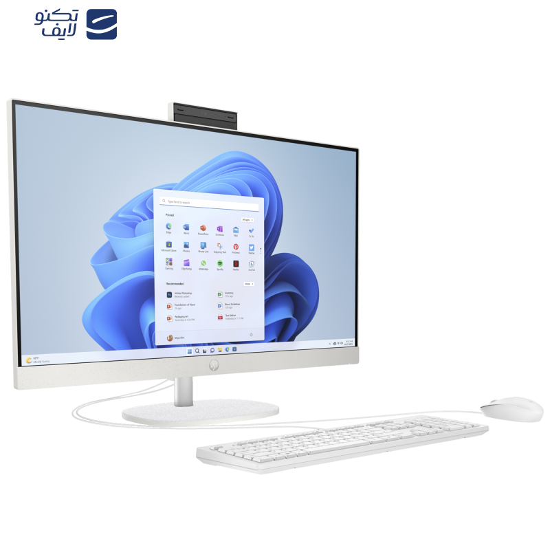 کامپیوتر همه کاره 23.8 اینچ اچ‌ پی مدل 24 CR0255nh-i7 1355U 16GB 1SSD IrisXe Touch