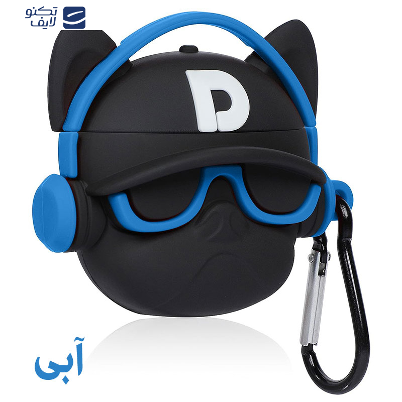 کاور مسیر مدل Bulldog Character Silicone مناسب برای کیس اپل ایرپاد 4 به همراه آویز