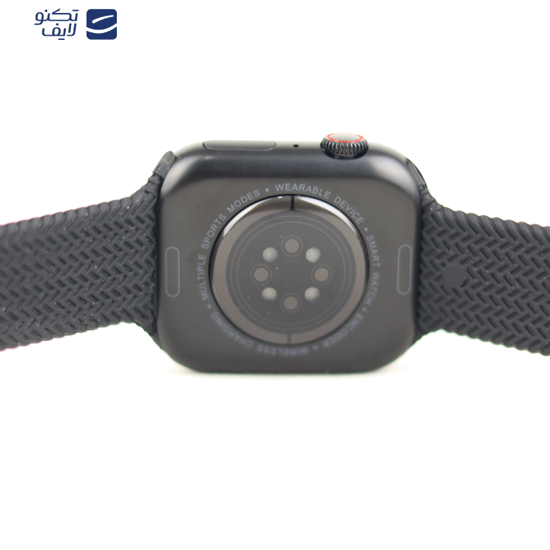 ساعت هوشمند دبلیو اِس مدل WS-X10 دارای قابلیت های صفحه نمایش رنگی، صفحه نمایش لمسی، کنترل سطح اکسیژن خون بند سیلیکون