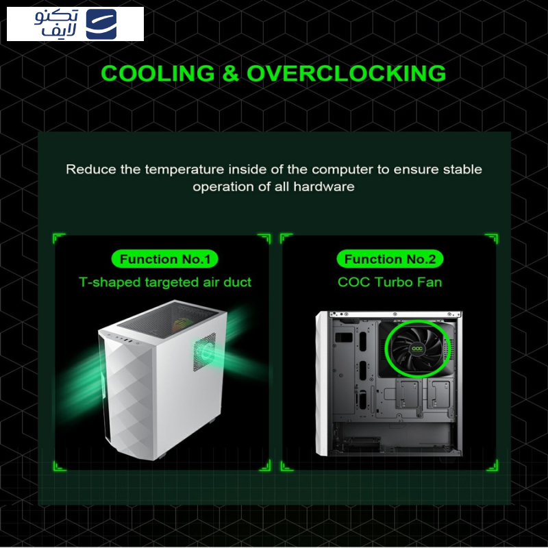 کامپیوتر دسکتاپ گیم مکس مدل Diamond White-GAMING-Animation