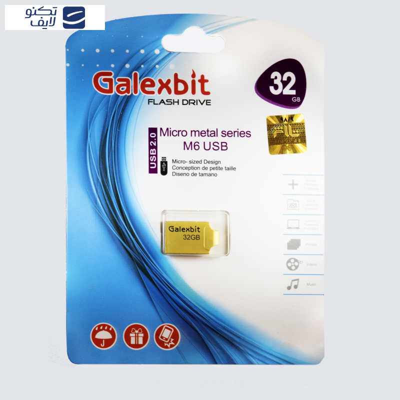 فلش مموری گلکسبیت مدل M6 ظرفیت 32 گیگابایت