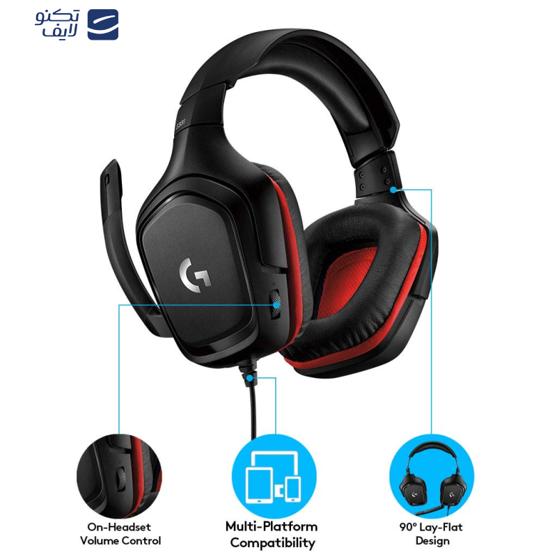 هدست مخصوص بازی لاجیتک مدل G331