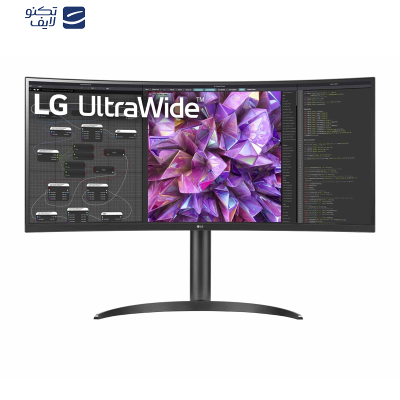 مانیتور خمیده ال جی مدل 34WQ75C-B سایز 34 اینچ