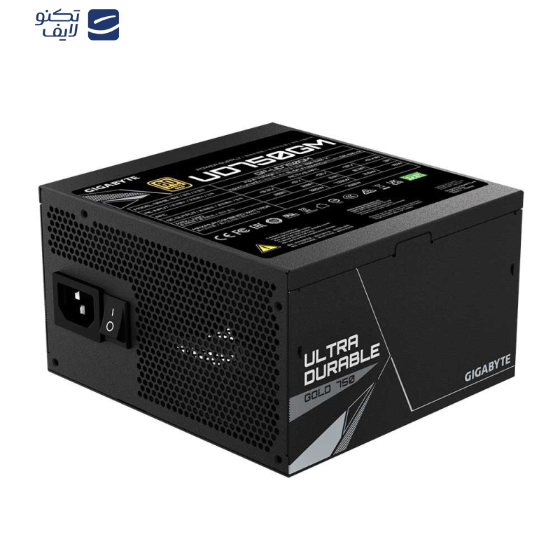 منبع تغذیه کامپیوتر گیگابایت مدل UD750GM 80+ GOLD