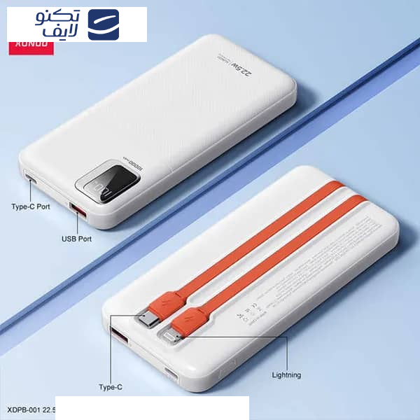 پاور بانک ژاند مدل XDPB-003 ظرفیت 30000 میلی آمپر ساعت