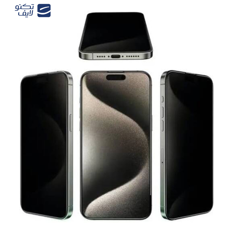 محافظ صفحه نمایش حریم شخصی گرین لاین مدل Anthony 360 Privacy مناسب برای گوشی موبایل اپل iPhone 15 pro Max محافظ صفحه نمایش حریم شخصی گرین لاین مدل Anthony 360 Privacy مناسب برای گوشی موبایل اپل iPhone 15 pro Max