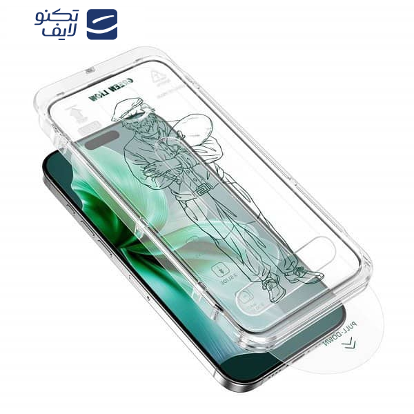 محافظ صفحه نمایش گرین لاین مدل Picasso 3D مناسب برای گوشی موبایل اپل iphone 16 pro