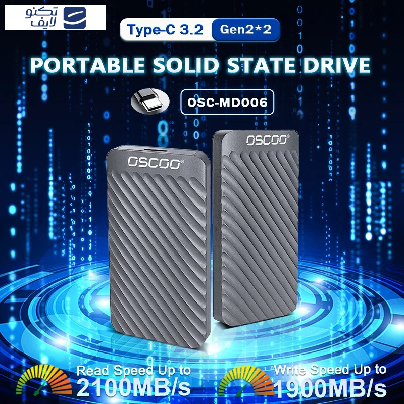 اس اس دی اکسترنال اوسکو مدل MD006 ظرفیت یک ترابایت