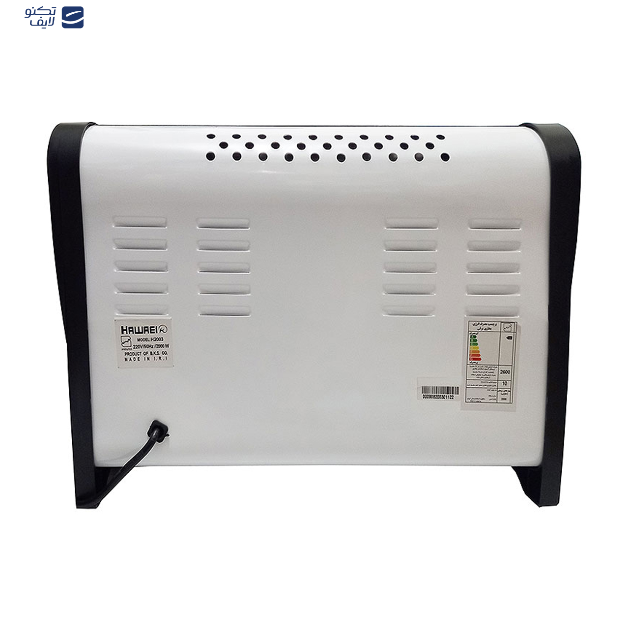 بخاری برقی هاوایی مدل فن دار 2002