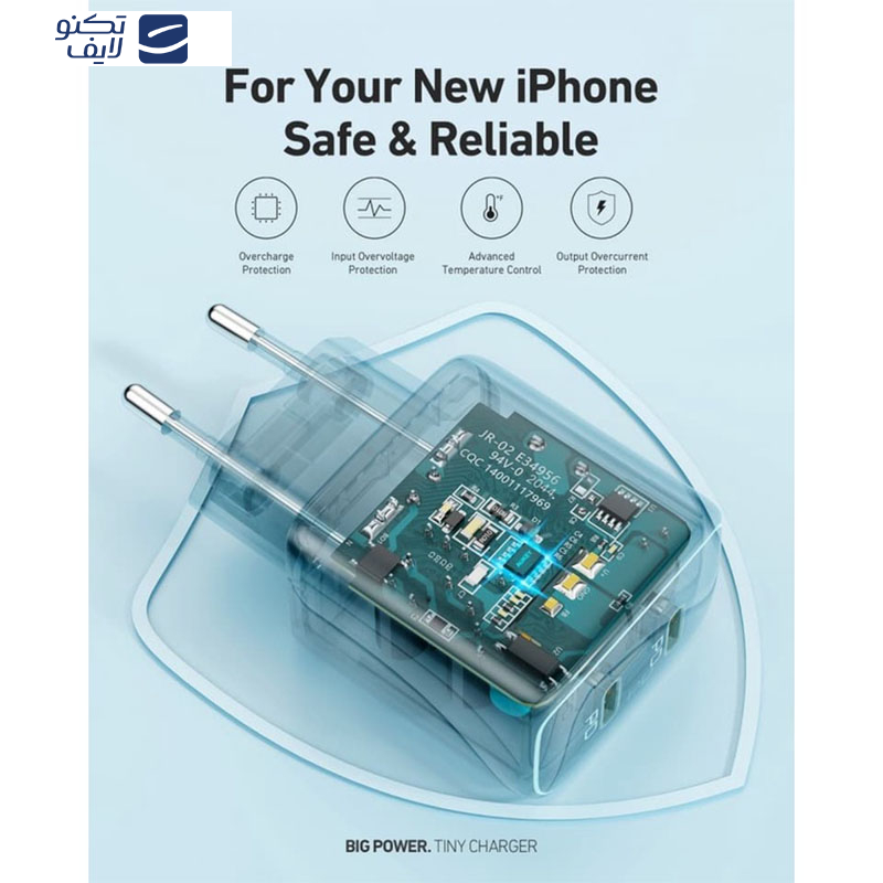 شارژر دیواری 20 وات آکی مدل PA-R1S