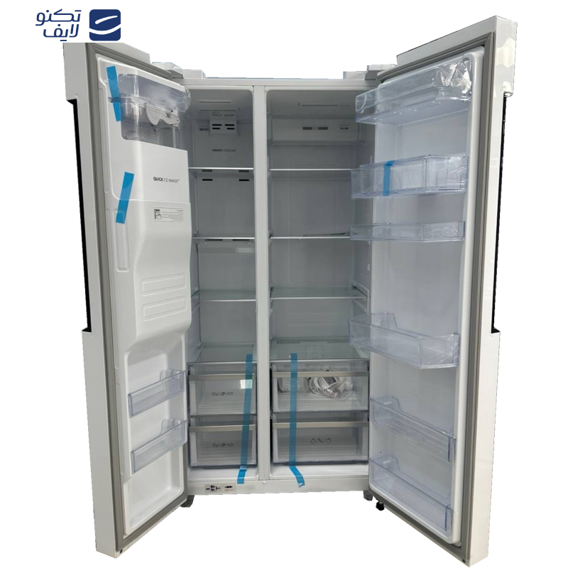 یخچال و فریزر ساید بای ساید 28 فوت اسنوا مدل S1Di-S100-W