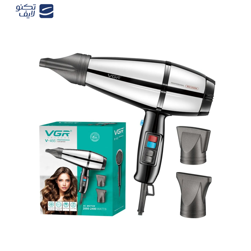 سشوار حرفه ای وی جی ار مدل 466 سشوار حرفه ای وی جی ار مدل 466