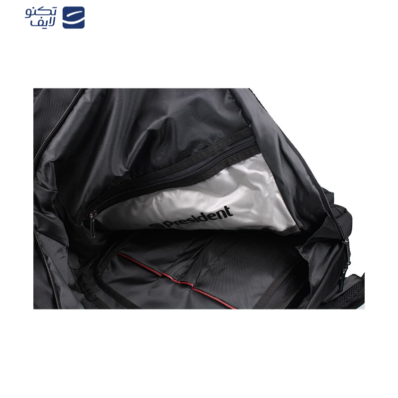 کوله پشتی لپ تاپ پرزیدنت مدل نولان مناسب برای لپ تاپ 14.1 تا 15.6 اینچی