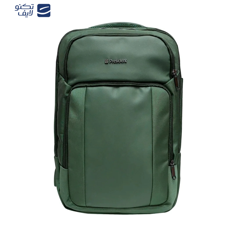 کوله پشتی لپ تاپ پرزیدنت مدل Wizard مناسب برای لپ تاپ 15.6 اینچی