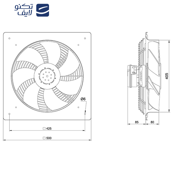 هواکش دمنده مدل VIE-40A4S