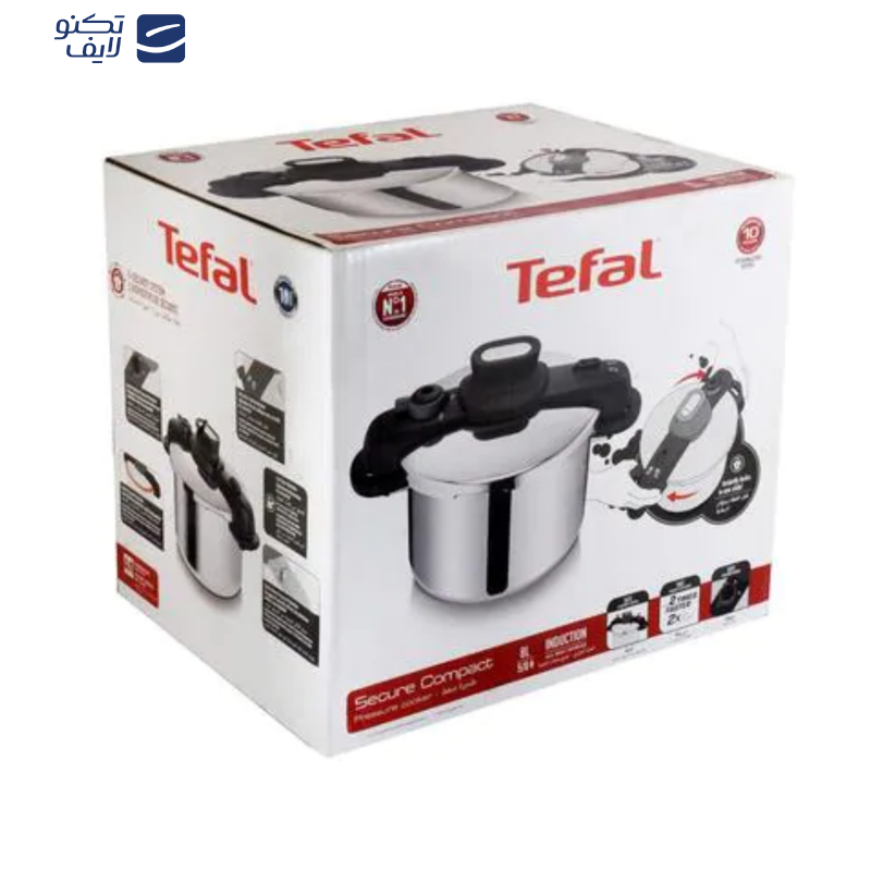 زودپز تفال مدل Secure compact گنجایش 8 لیتر زودپز تفال مدل Secure compact گنجایش 8 لیتر