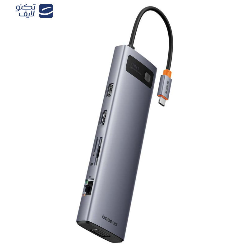 هاب 11 پورت USB-C بیسوس مدل Clarity 4K@60HZ