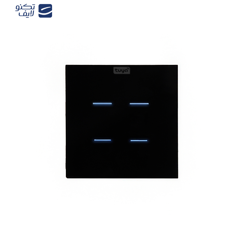 کلید هوشمند تویا مدل چهار پل طرح خط Wi Fi