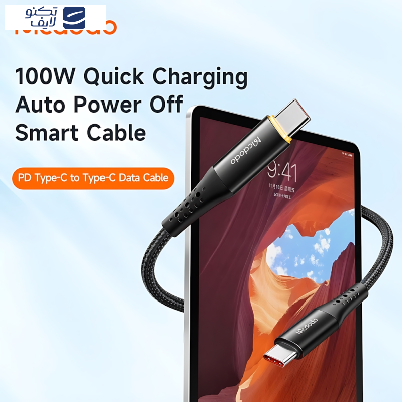 کابل تبدیل USB-C مک دودو مدل CA-3461 طول 1.8 متر