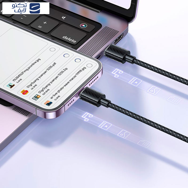 کابل تبدیل USB-C به لایتنینگ مک دودو مدل CA-366 طول 1.2 متر کابل تبدیل USB-C به لایتنینگ مک دودو مدل CA-366 طول 1.2 متر