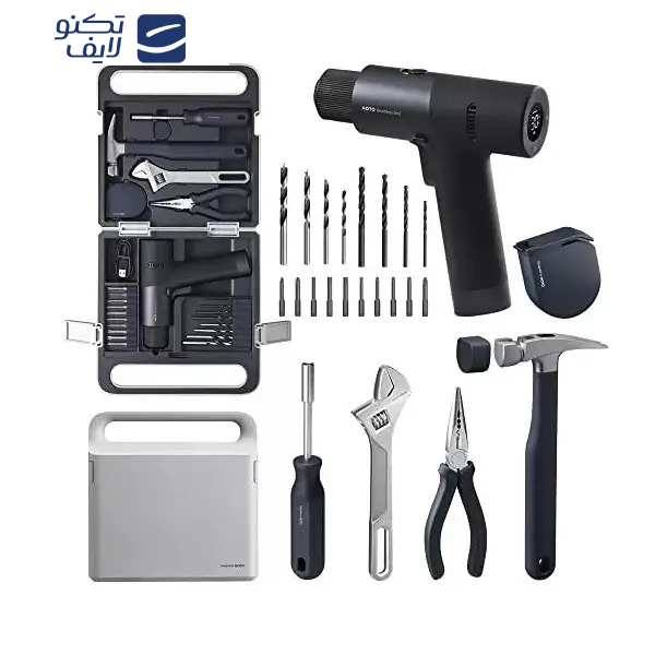  جعبه ابزار هوتو مدل Hoto Brushless Drill Kit QWDZGJ001
