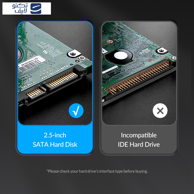 قاب هارد اکسترنال 3.5 اینچی اوریکو Type-C مدل M35C3