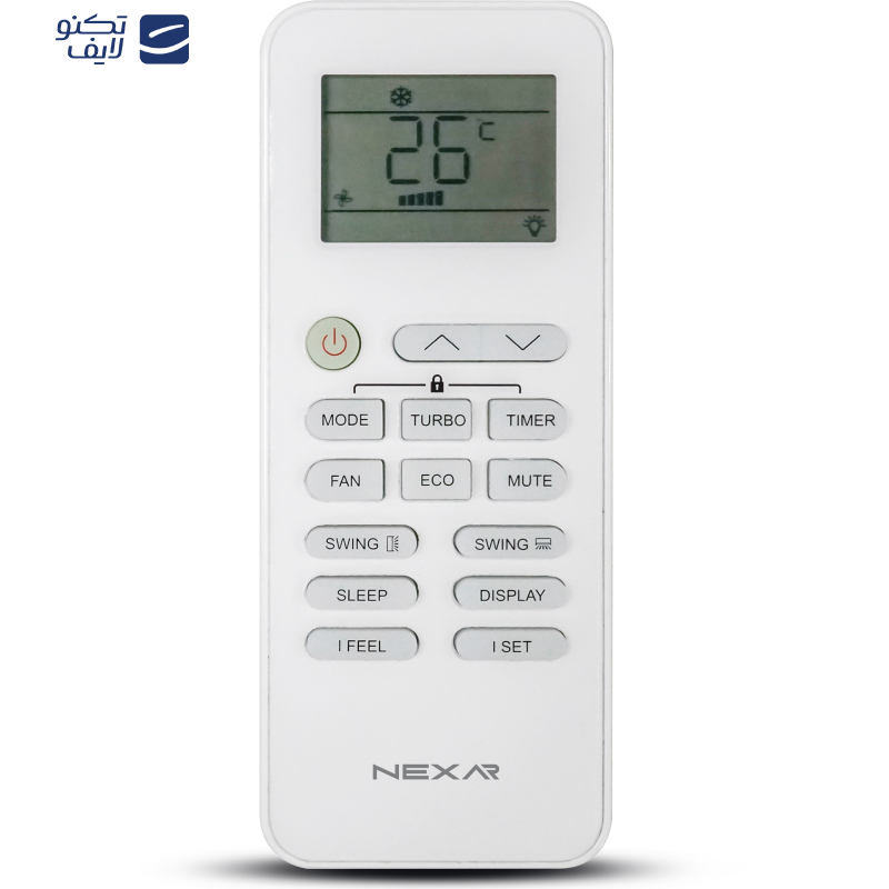 کولر گازی 24 هزار دورثابت نکسار مدل NAC-TF24ELN1_NAC-TF24ELU1