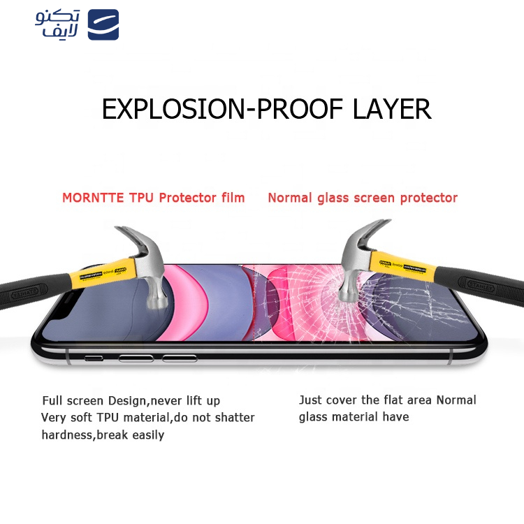  محافظ صفحه نمایش حریم شخصی آیرون من مدل Moco مناسب برای گوشی موبایل اپل iPhone X / XS 