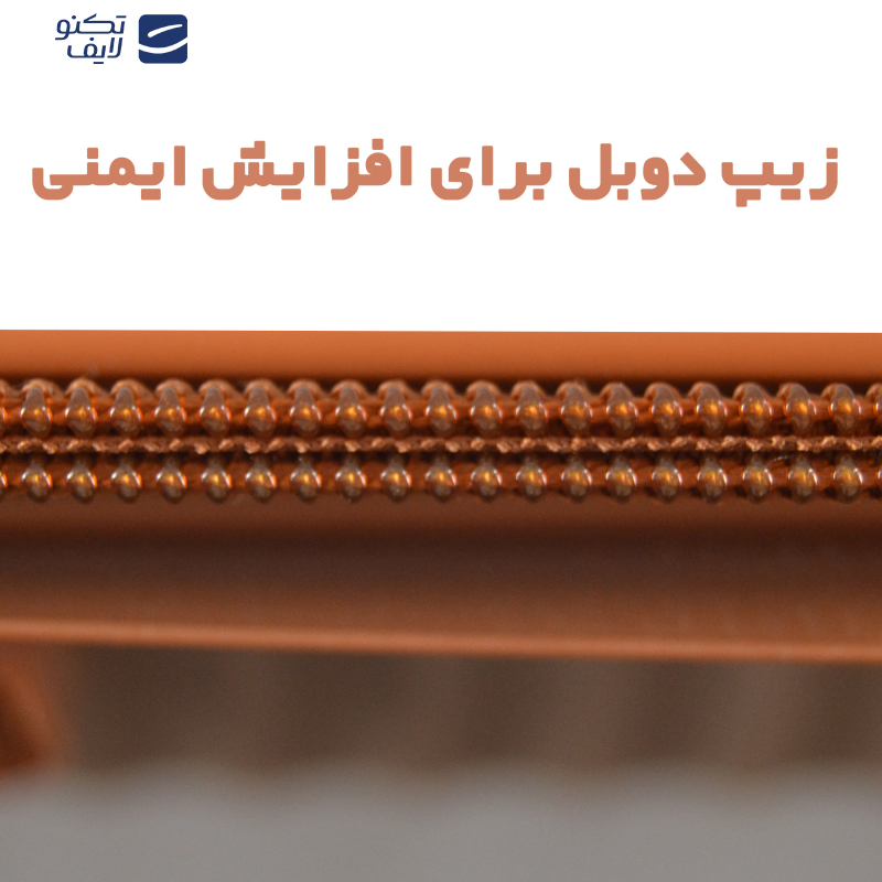 چمدان تیتانپلورا مدل FSH_1 سایز متوسط ارتفاع 65 سانتی متر