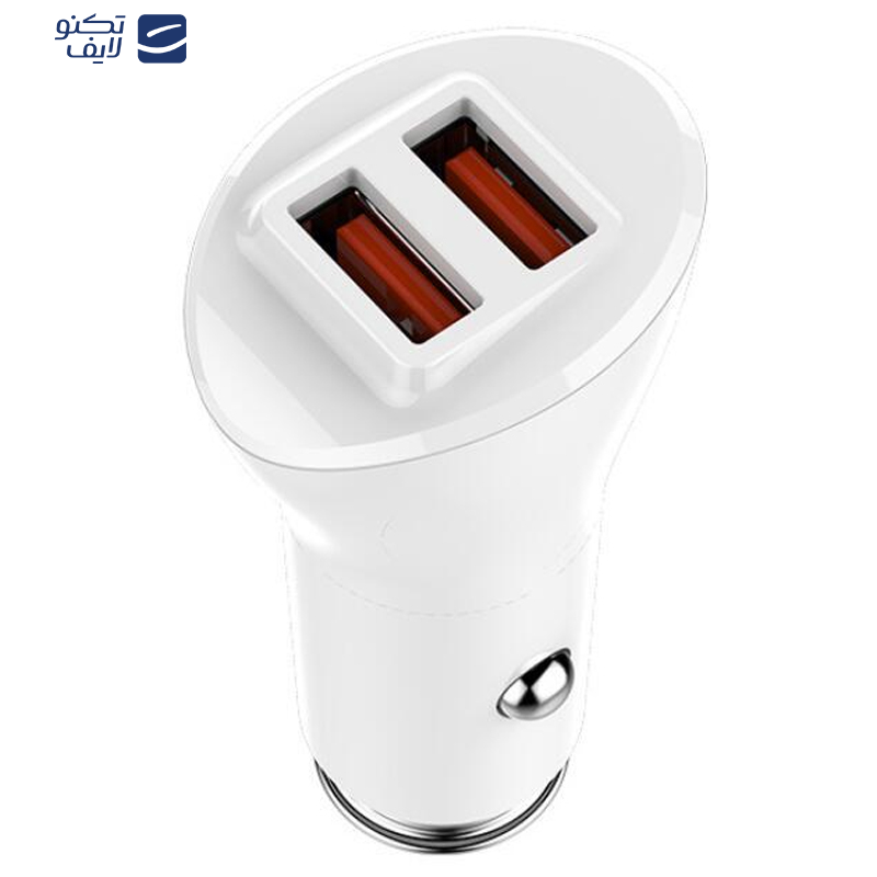 شارژر فندکی الدینیو مدل C511Q به همراه کابل تبدیل microUSB