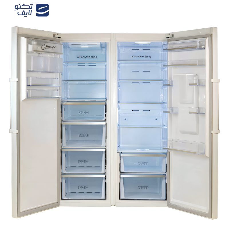 یخچال و فریزر دوقلو 36 فوت هیمالیا مدل آیس ایج HREN45001 - HFZN38002