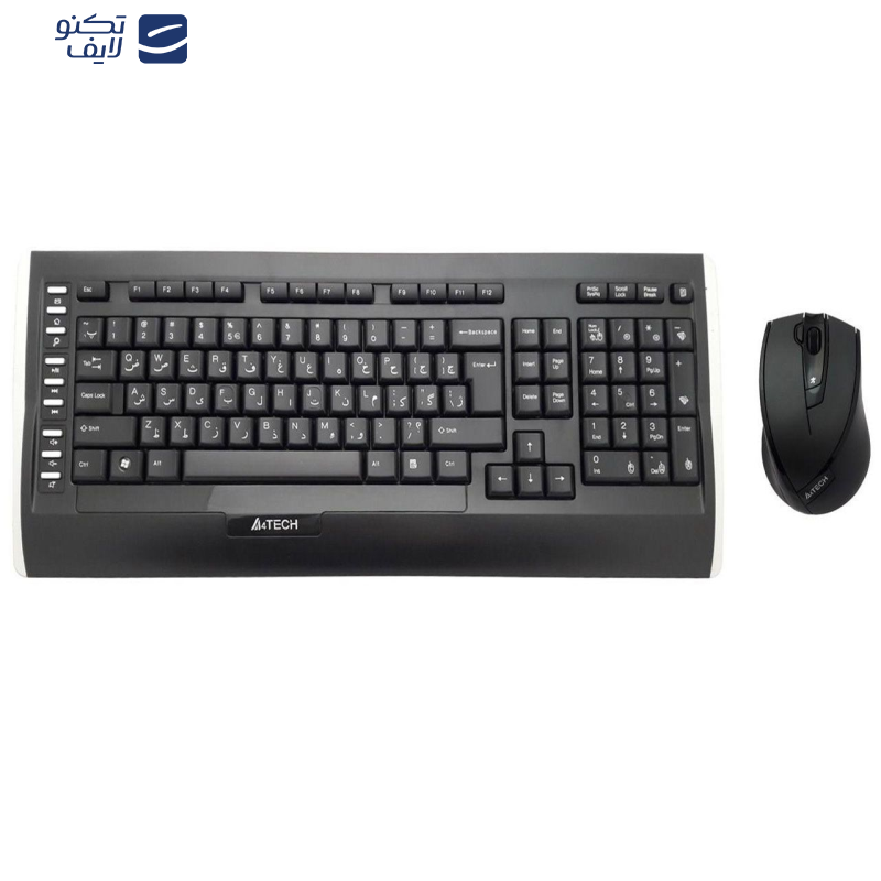 کیبورد و ماوس بی سیم ای فورتک مدل 9300F کیبورد و ماوس بی سیم ای فورتک مدل 9300F