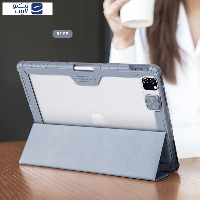 کیف کلاسوری نیلکین مدل Camshield Bumper مناسب برای تبلت اپل  iPad Air 13 2025 / iPad Air 13 2024 / iPad Pro 12.9 2022 / 2021 / 2020