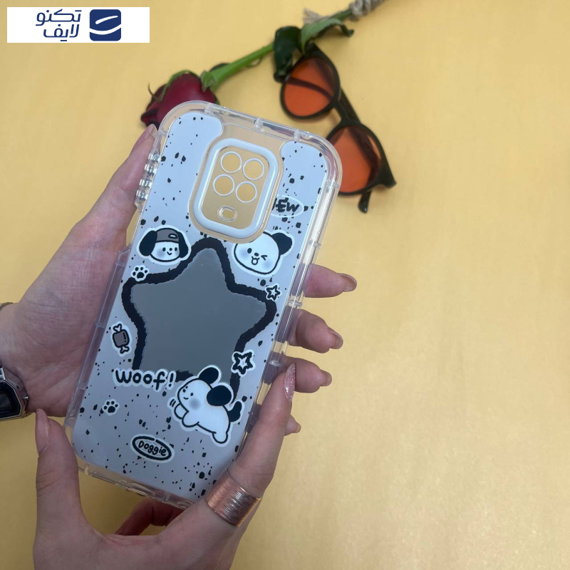 کاور سانیوان مدل آینه ای طرح فانتزی سگ TEDDY مناسب برای شیائومی Redmi Note 13 Pro 4G / Poco M6 Pro 4G