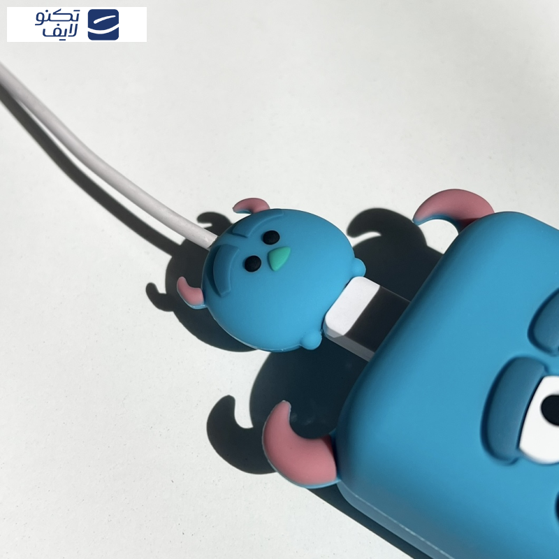 محافظ کابل طرح سالیوان به همراه محافظ شارژر دیواری مجموعه 4 عددی