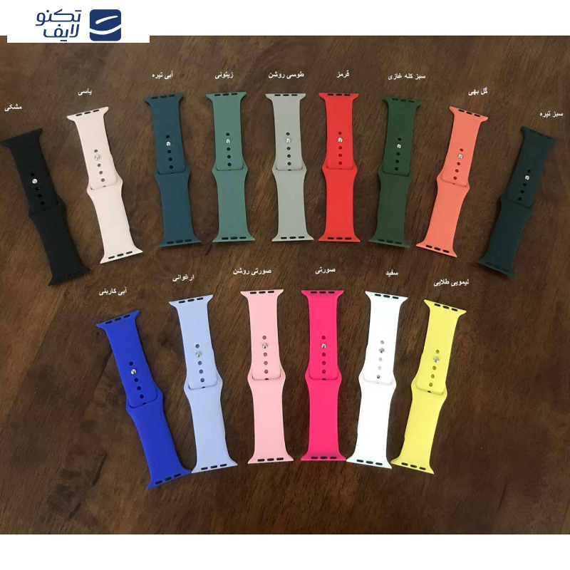 بند مدل Silicone-123 مناسب برای اپل واچ 42/44 میلی متری بند مدل Silicone-123 مناسب برای اپل واچ 42/44 میلی متری
