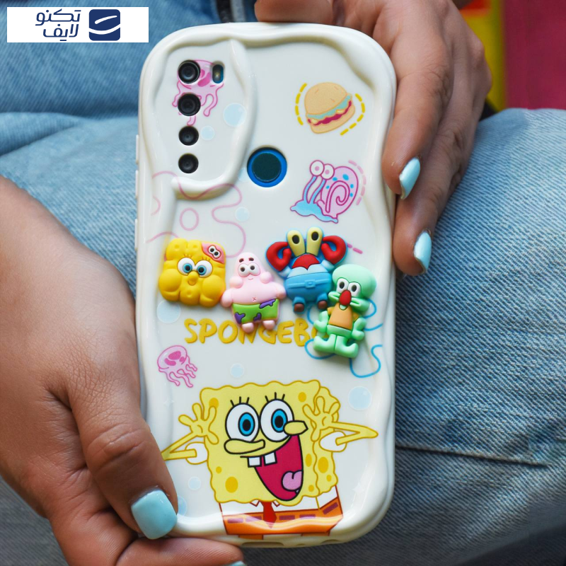 کاور سانیوان مدل باب اسفنجی مناسب برای گوشی موبایل سامسونگ Galaxy S23 FE